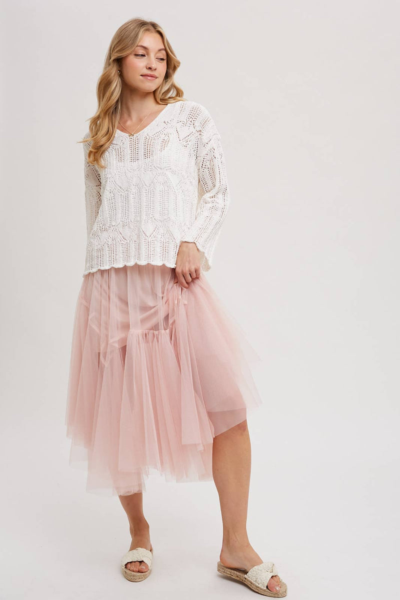 Rosemilk Tulle