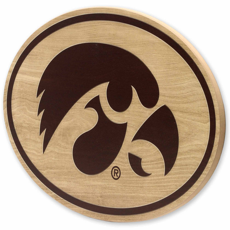 Iowa Oval Natural Wood Wall Decor