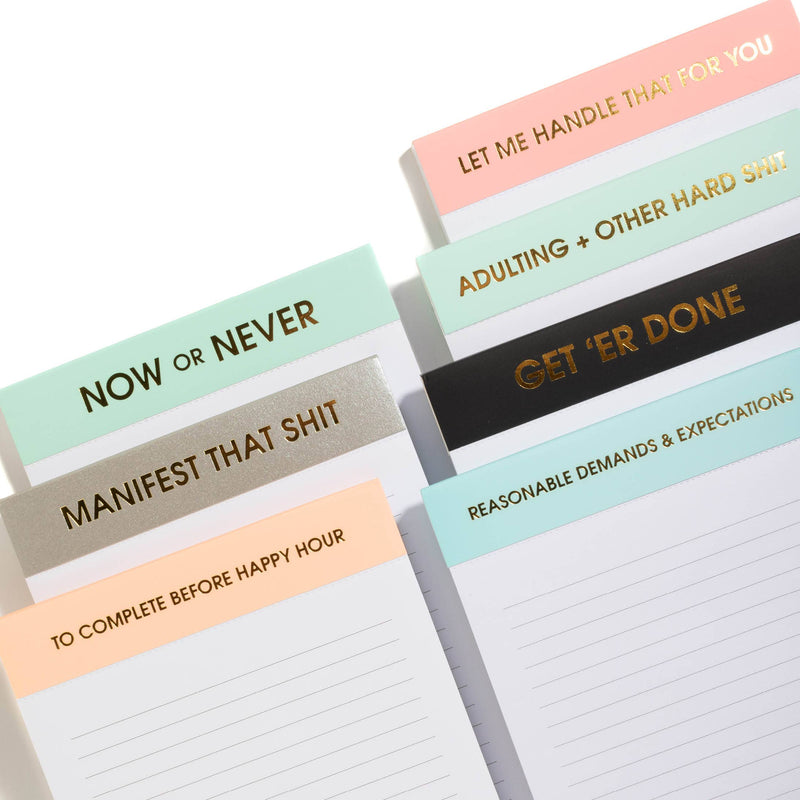 Adulting + Other Hard Shit - Lined Notepad