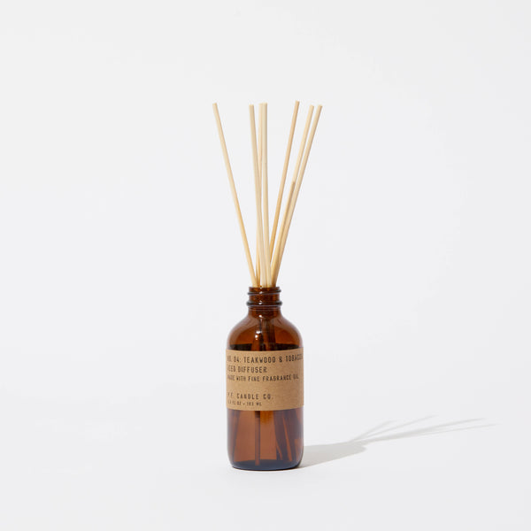 P.F. Candle Co. - Teakwood & Tobacco - Reed Diffuser