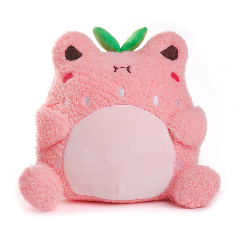 Strawberry Wawa (Soft Cute Kawaii Pink Frog Plushie)