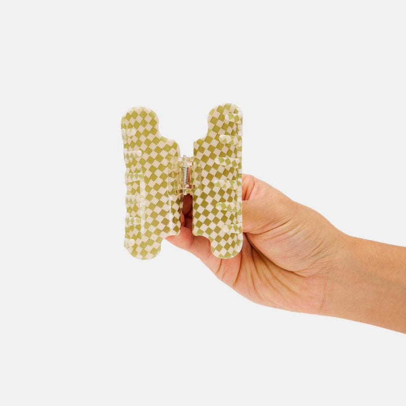 CHUNKS - Baby Nimbus Claw in Olive Check