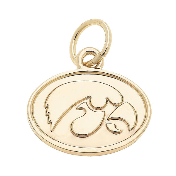 Iowa Hawkeyes Logo Charm