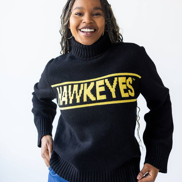 Gameday Social Apparel Co.® - Iowa Railway Sweater Rolled Turtleneck