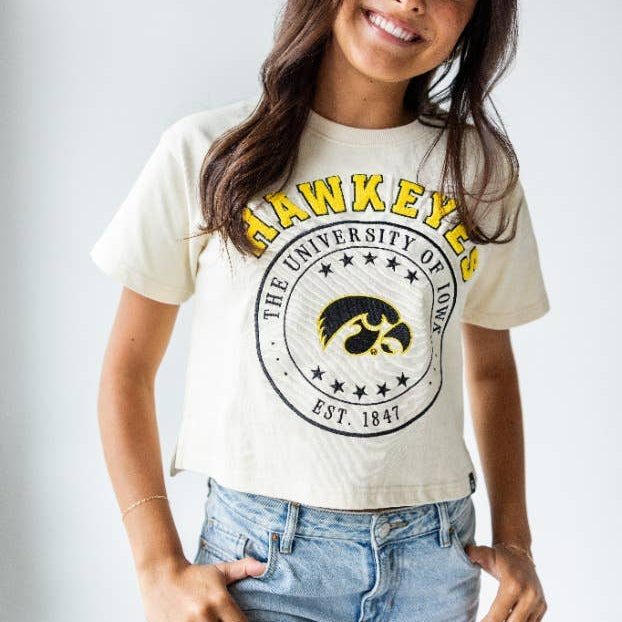Iowa Sayler Star Heavyweight Crop Tee