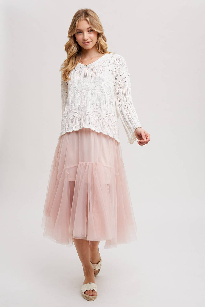 Rosemilk Tulle