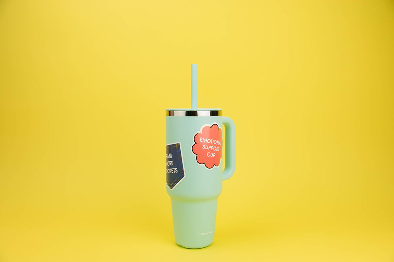 Emotional Support Cup Vinyl Sticker