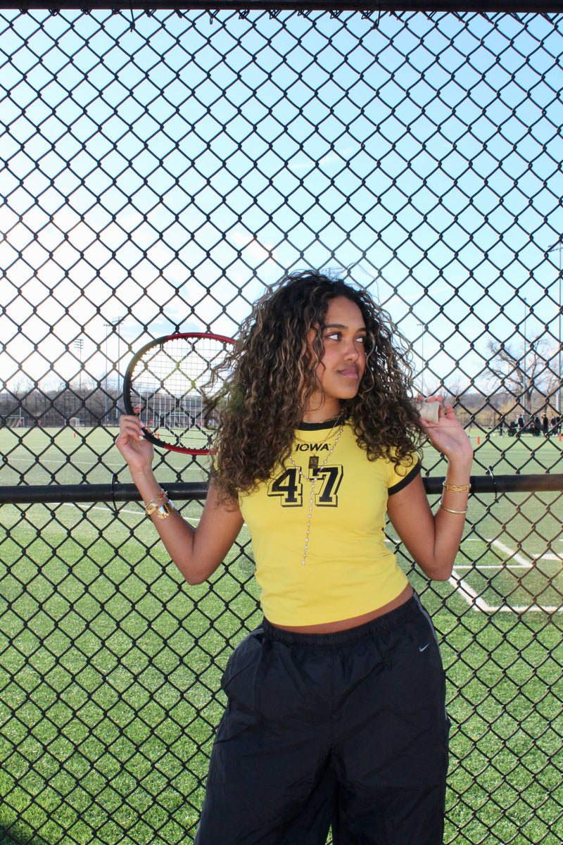 Recess Apparel - Iowa Soccer Baby Tee