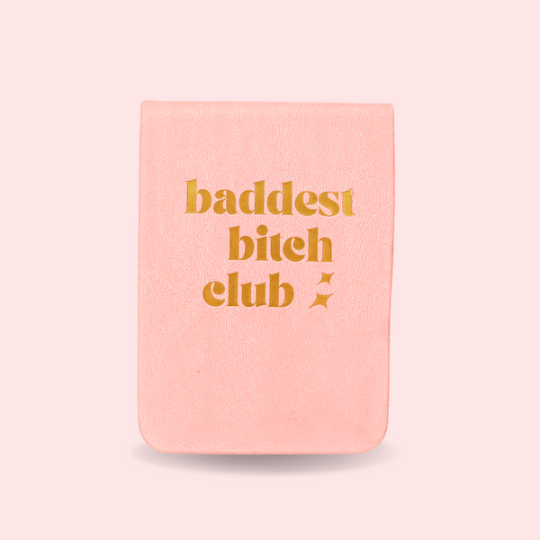 Baddest B*tch Club Leatherette Pocket Journal