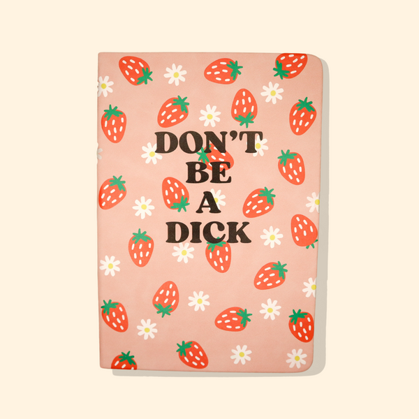 Strawberry Leatherette Journal A5