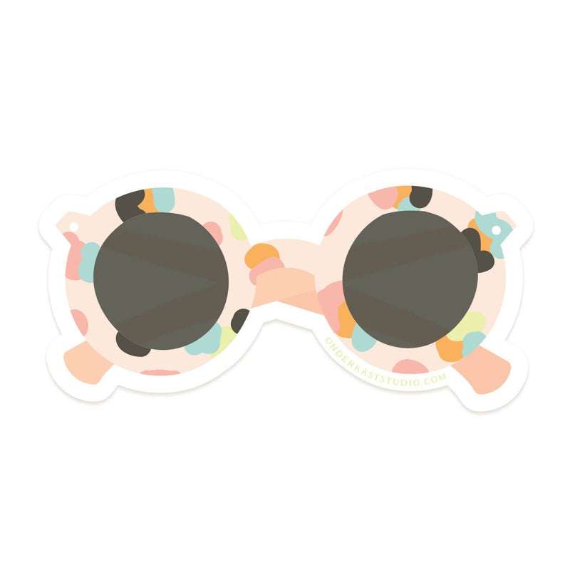 Spotted Sunglasses Sticker