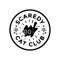 Juju and Moxie - Scardey Cat Club Vinyl Sticker