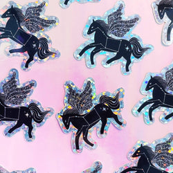 Pegasus Constellation Glitter Filler Sticker